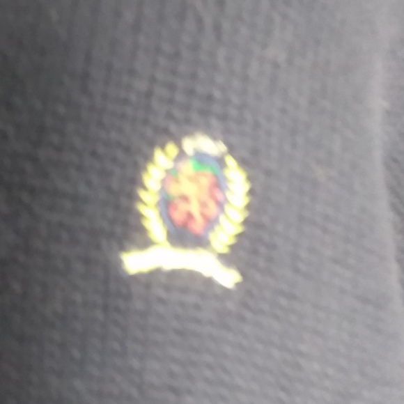 Tommy Hilfiger vintage blue sweater Lion crest logo - Picture 6 of 7